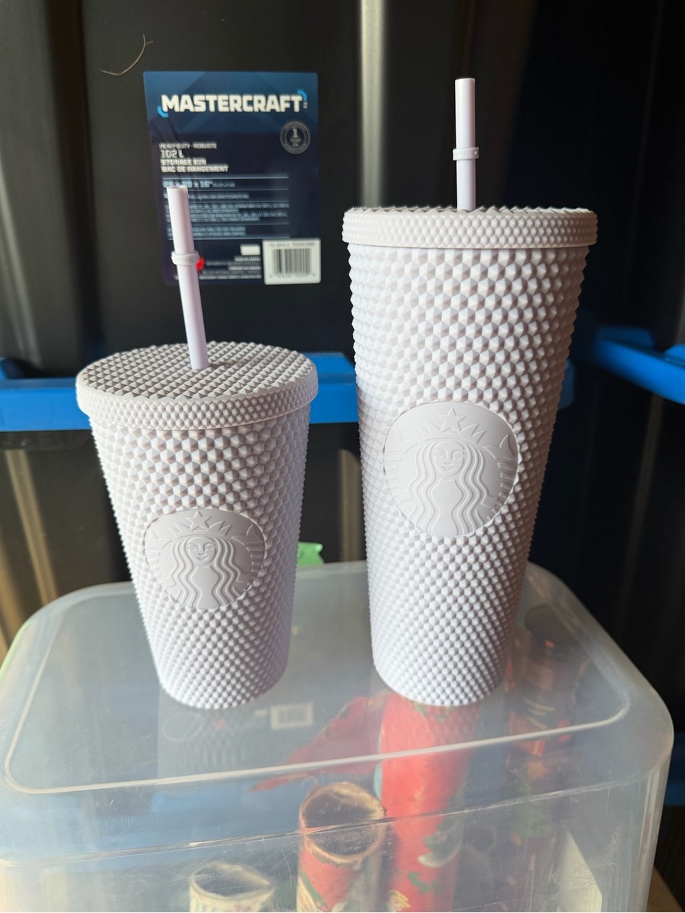 Starbucks Matte lilac Studded Tumblers grande and venti set